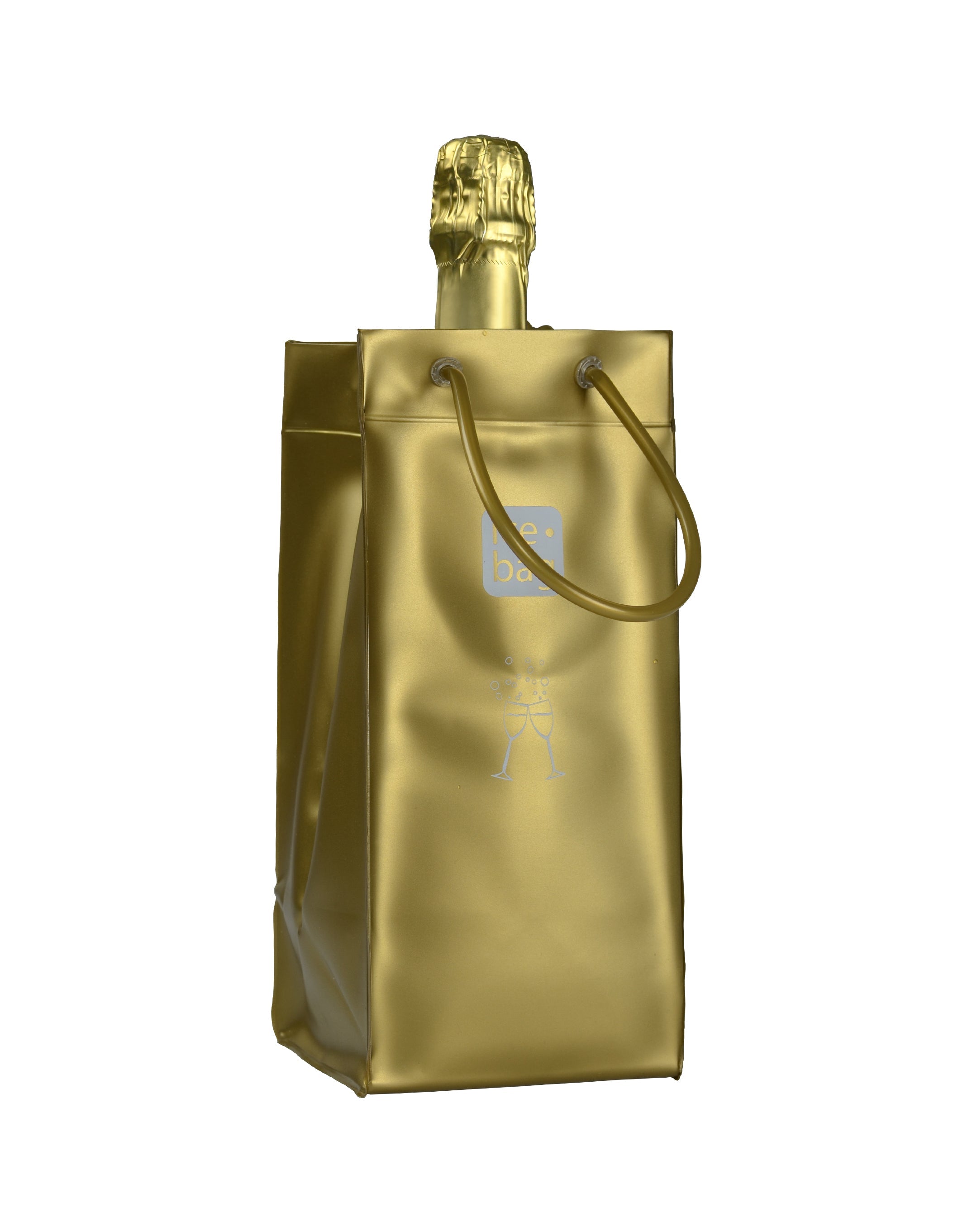 Ice.bag® CLASSIC GOLD | 1 Bottle Cooler | Pack of 24