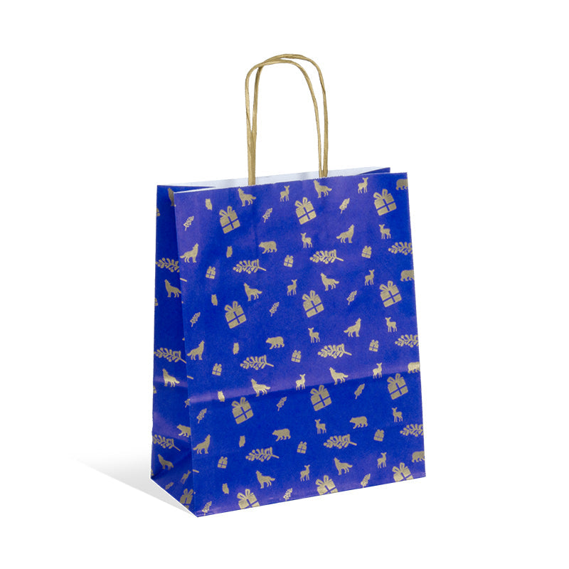 Noe II Bag | White Kraft | Twisted Handles | 18+8x22cm | Pack of 250