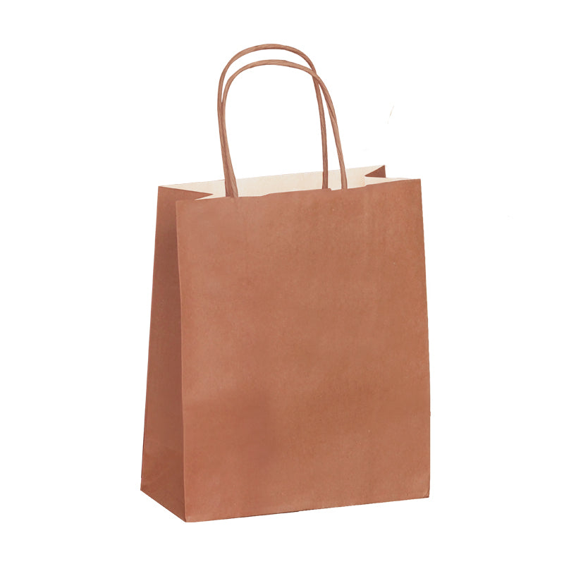 TERRA Festival Bag | White Kraft | Twisted Handles | 35+14x40cm | Pack of 250