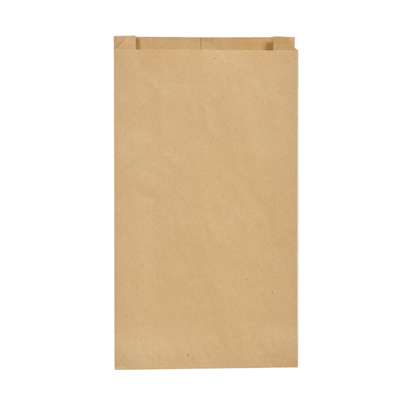 Rustika pouch|brown kraft|| 24+6x42cm|per 500