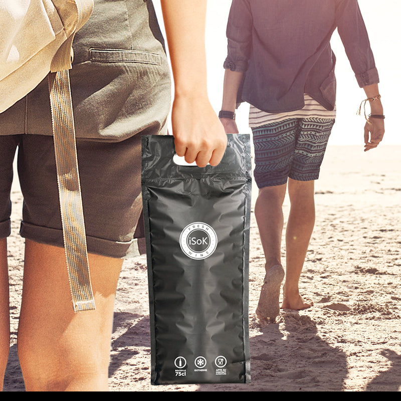 ISOK 1-bottle insulated bag | 18.2x47cm | 100 per bag