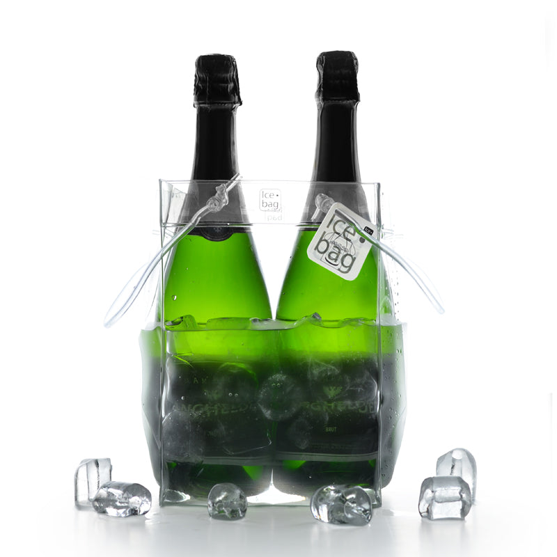 Ice.bag® MINI KING | 2-bottle or 1-magnum cooler | 60-pack