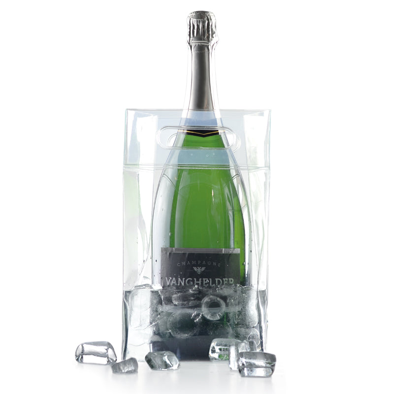 Ice.bag® SQUARE KING  |  Rafraîchisseur 2 bouteilles ou 1 Magnum   |  par 60