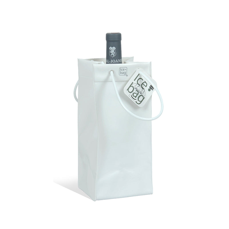 Ice.bag® PRO BLANC MAT POUR REPIQUAGE|Rafraîchisseur 1 bouteille|par 60