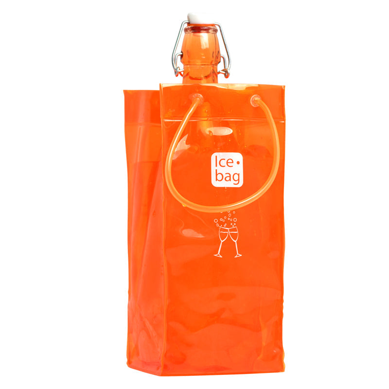 Ice.bag® CLASSIC ORANGE | 1 Bottle Cooler | Pack of 24