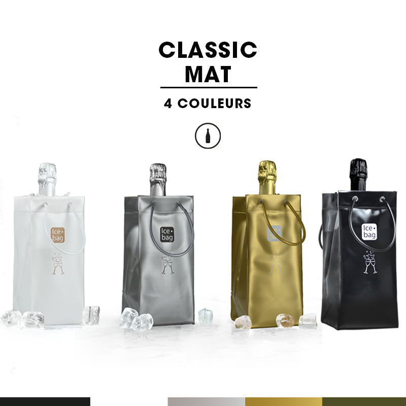 Ice.bag® CLASSIC BLANC  |  Rafraîchisseur 1 bouteille  |  par 24