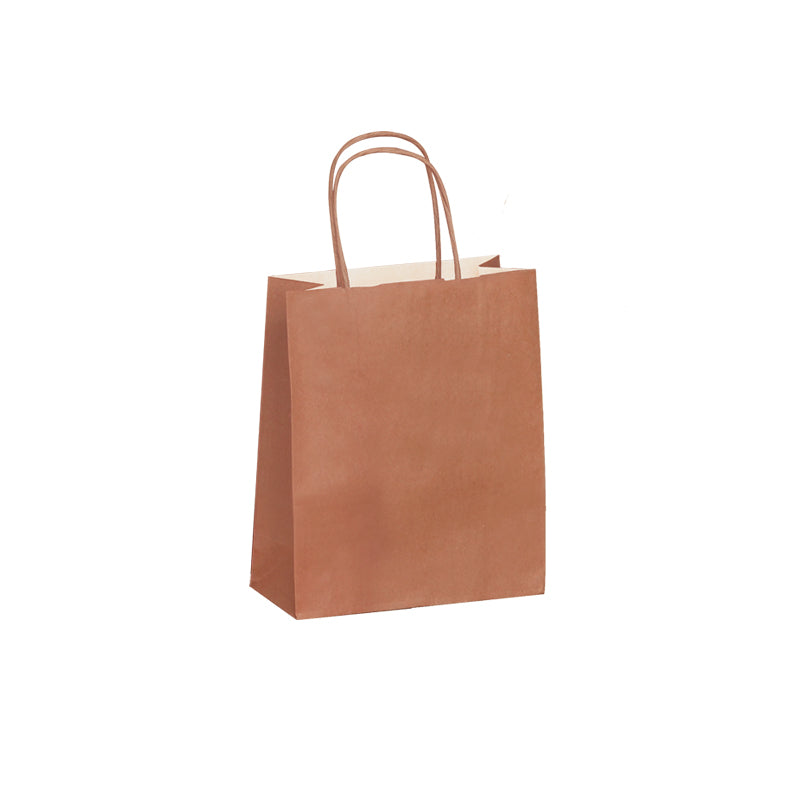 TERRA Festival Bag | White Kraft | Twisted Handles | 18+8x22cm | Pack of 300