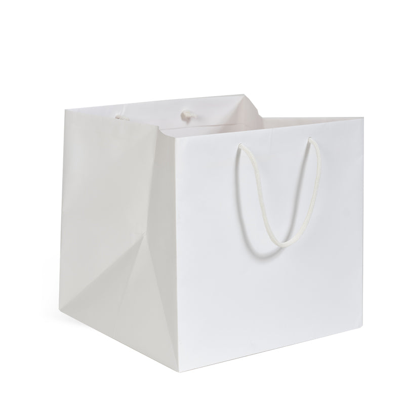Natural White Catering Bags | white kraft | 37+34x34cm x 50