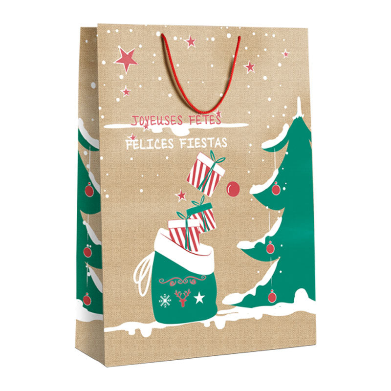 Eliot Giant bag | cord handles | 50+18x70 cm | pack of 60