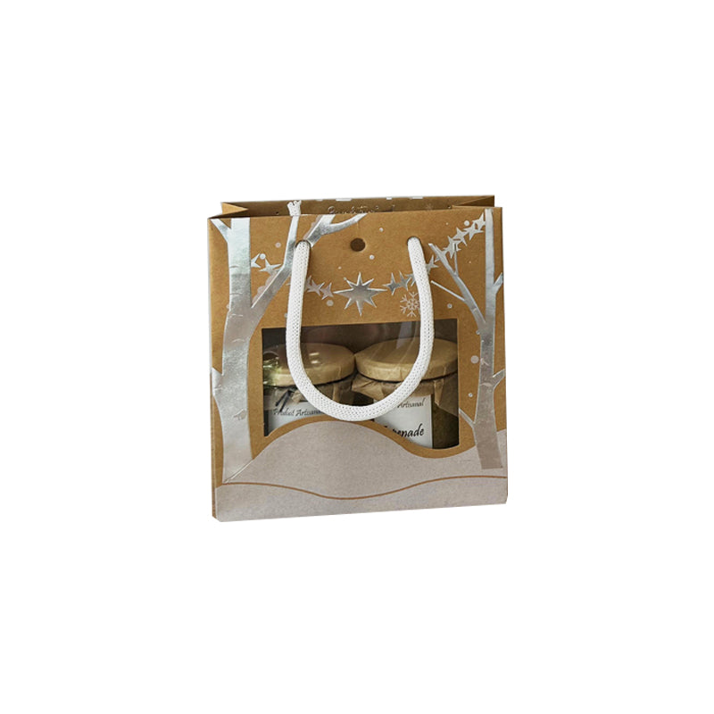 Middle Prince Fenris II Bag | Brown Kraft | Drawstring Handles | 18+8x19cm | Pack of 192