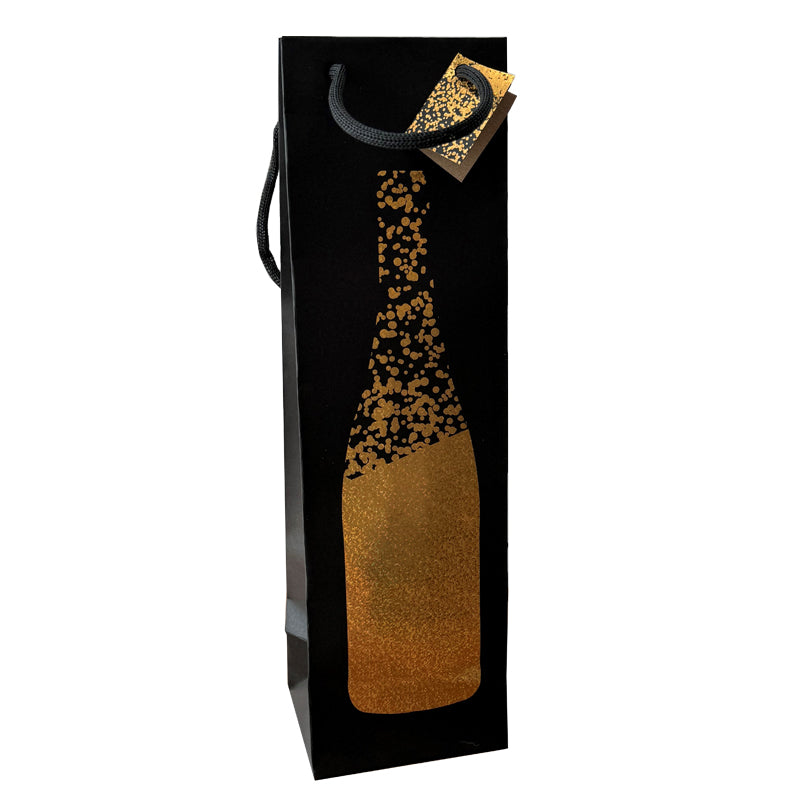 Sac 1 Magnum Birdy  | kraft brun | poignées cordelières | 13+11,4x44cm | par 100