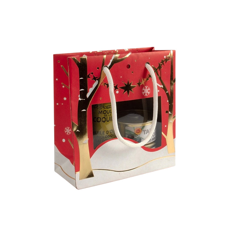 Sac Middle Prince Fenris III|kraft blanc|poignées papier| 18+8x19cm | par 192