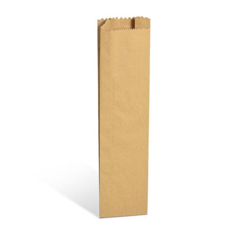Pochette cadeau 1 bouteille RUSTIKA | kraft brun | 12+6x49cm | par 600