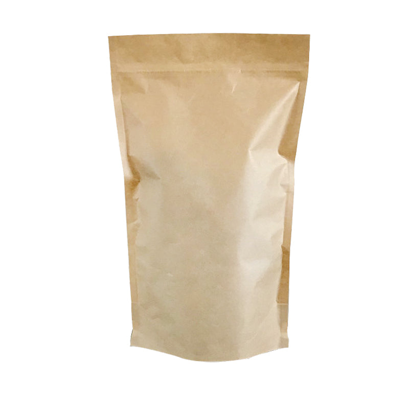 Doypack bag with airtight zip 750ml | brown kraft | 600