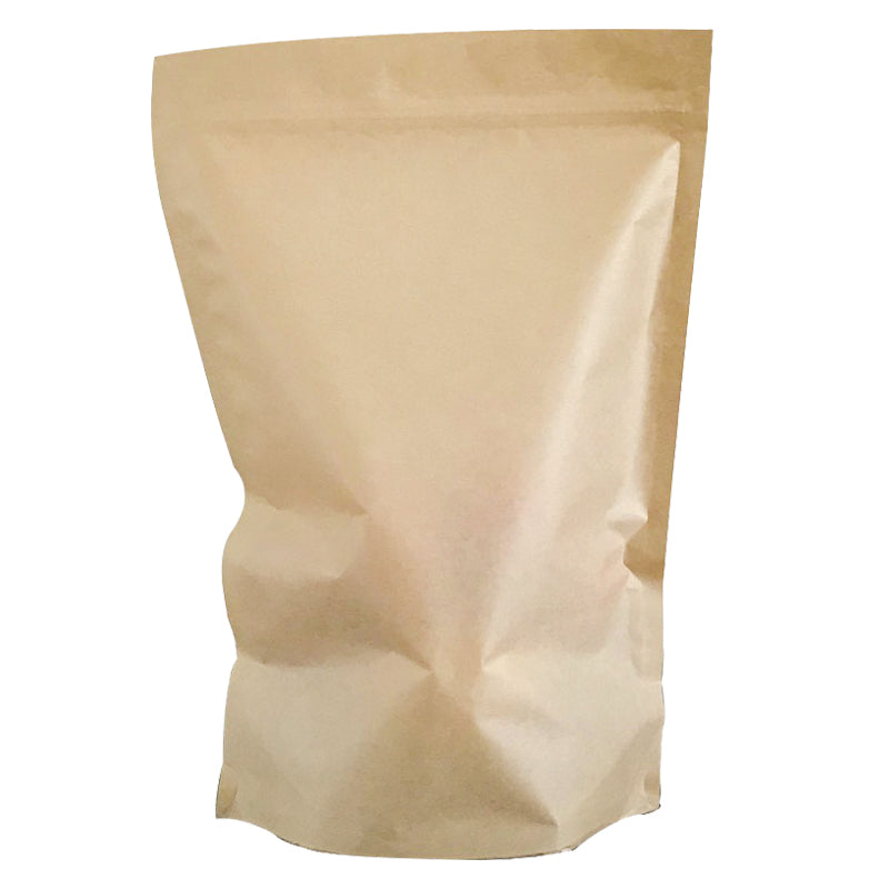 Doypack bag with airtight zip 1500ml | brown kraft | 400