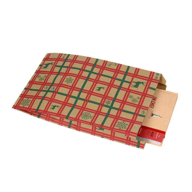 Pochette Cadeau Highlander kraft brun 70gr 24+6x42cm par 500