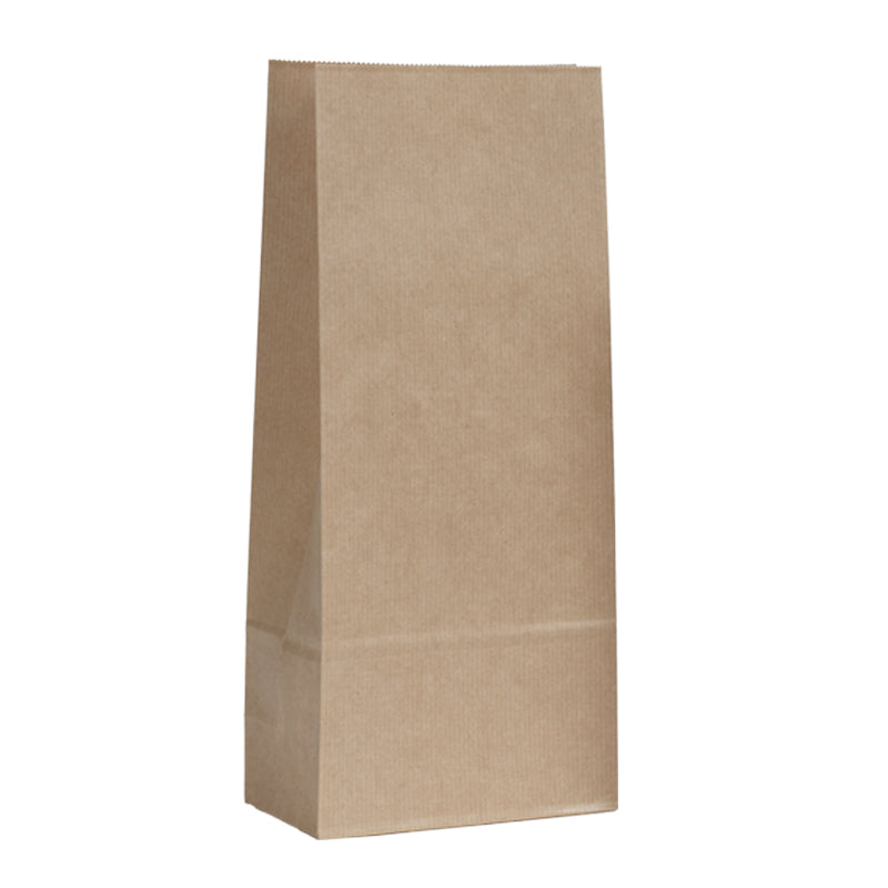 SOS food bag 850 ml | brown laid kraft | 800