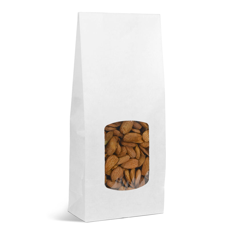 SOS food bag with smooth white kraft window 850ml x 800
