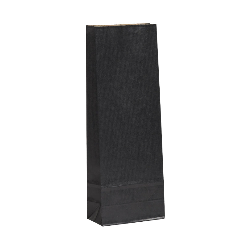 SOS food bag 400 ml | black laid kraft | 1200