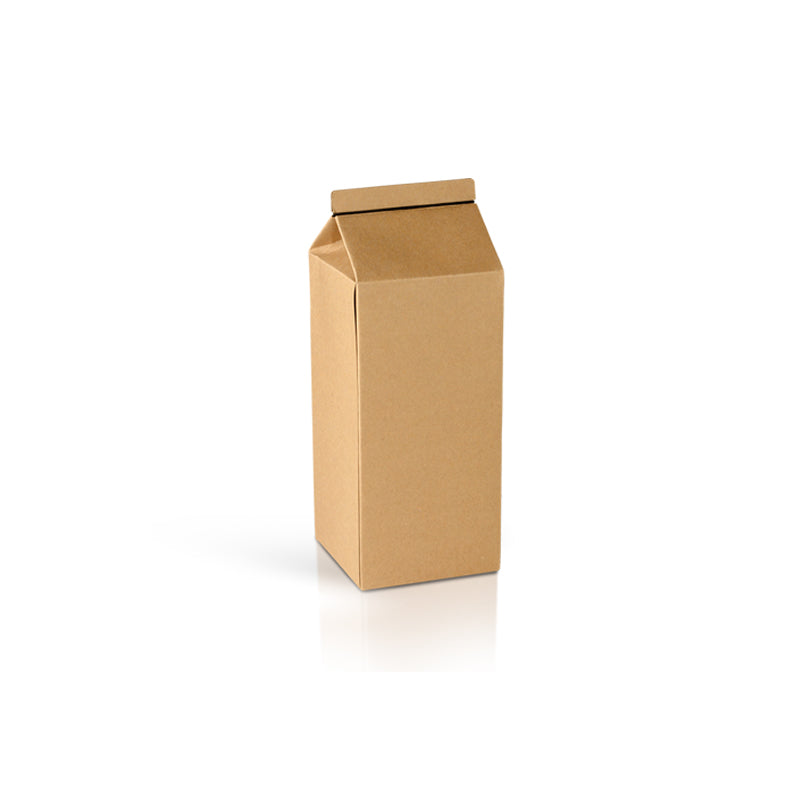 Mini brick | recycled cardboard | brown 10x10x21cm per 100
