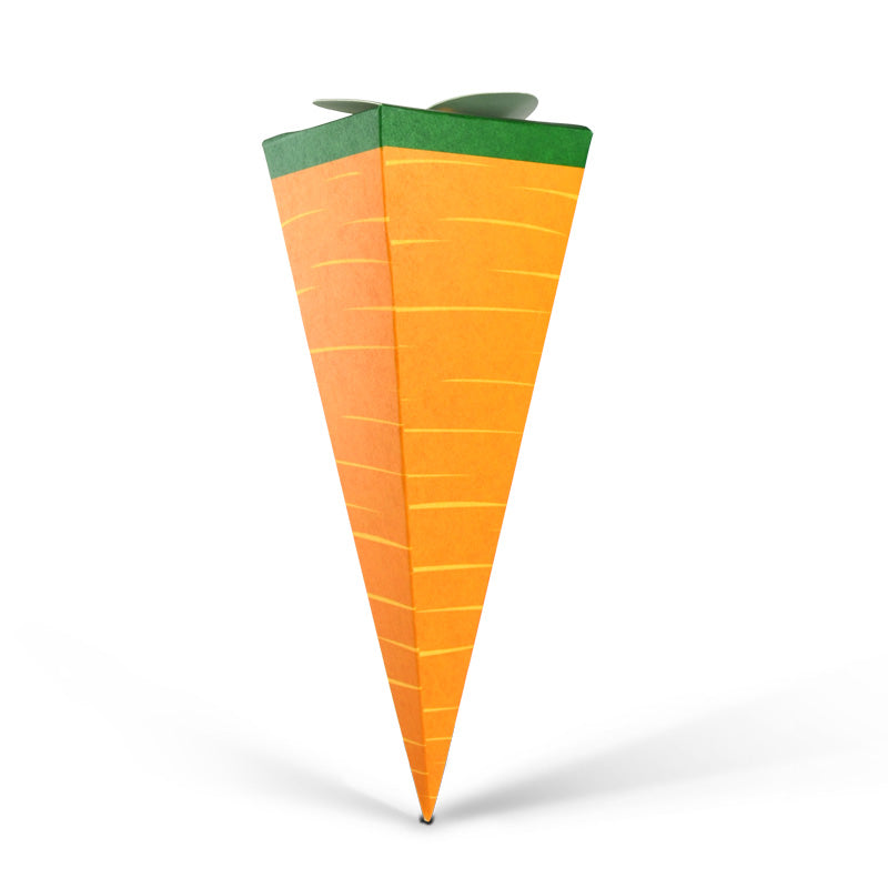 Pochette surprise Carrot | kraft blanc | 10+10x28cm | par 120