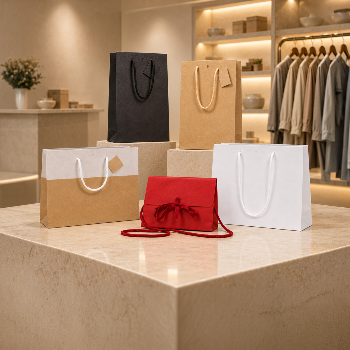 Sacs boutique pour professionnels